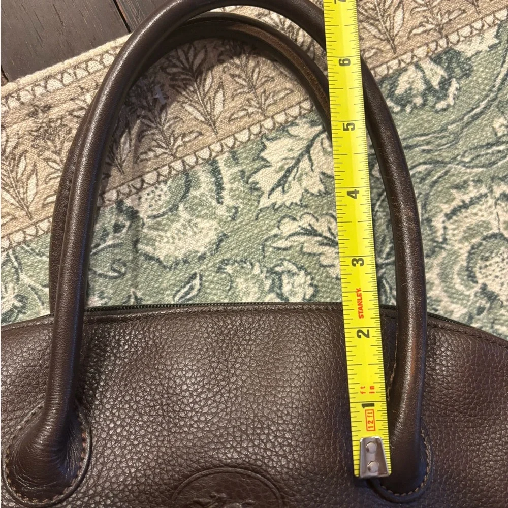 🤎 Vintage 🤎 Longchamp Leather Satchel - Picture 9 of 11